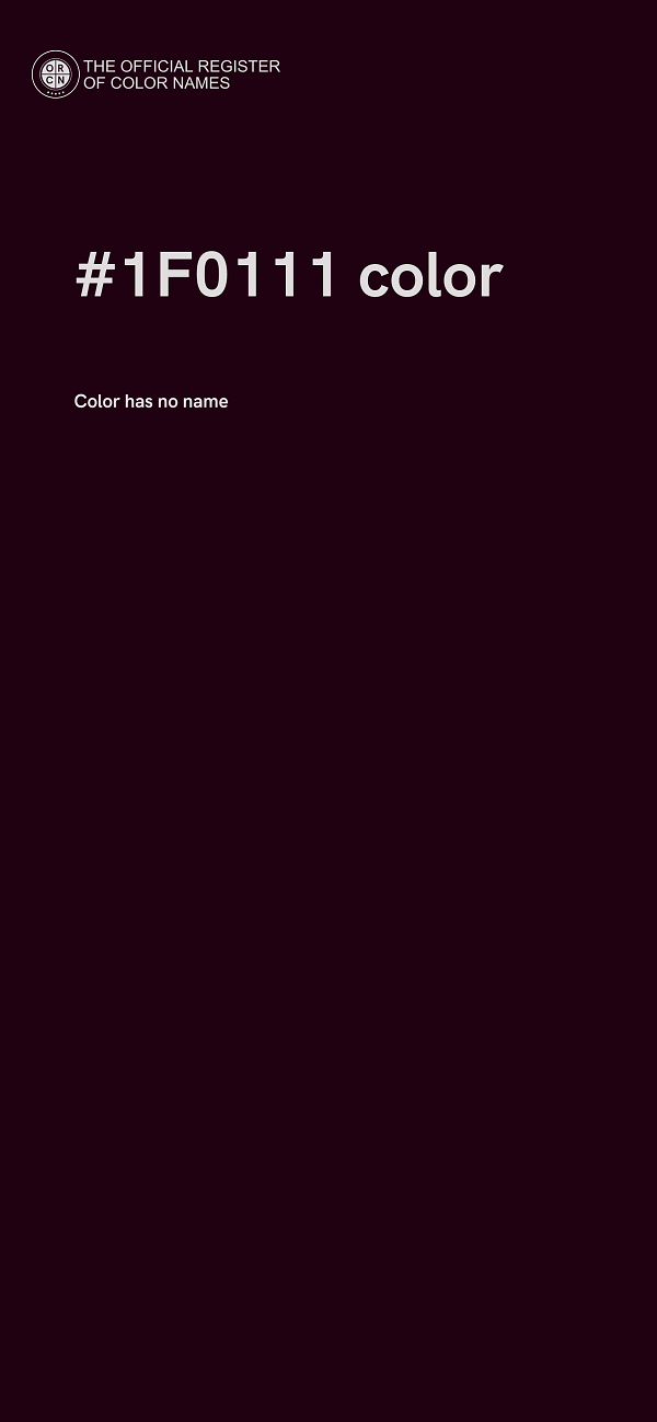 #1F0111 color image