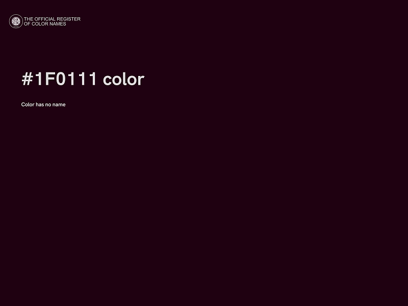 #1F0111 color image