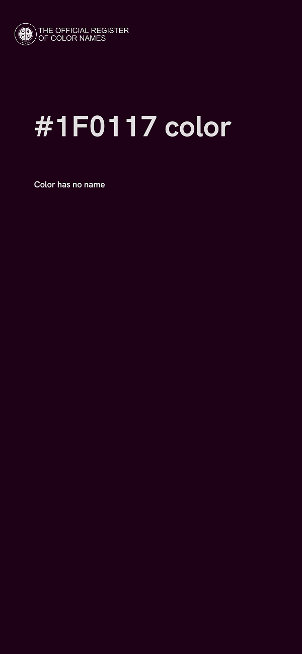 #1F0117 color image