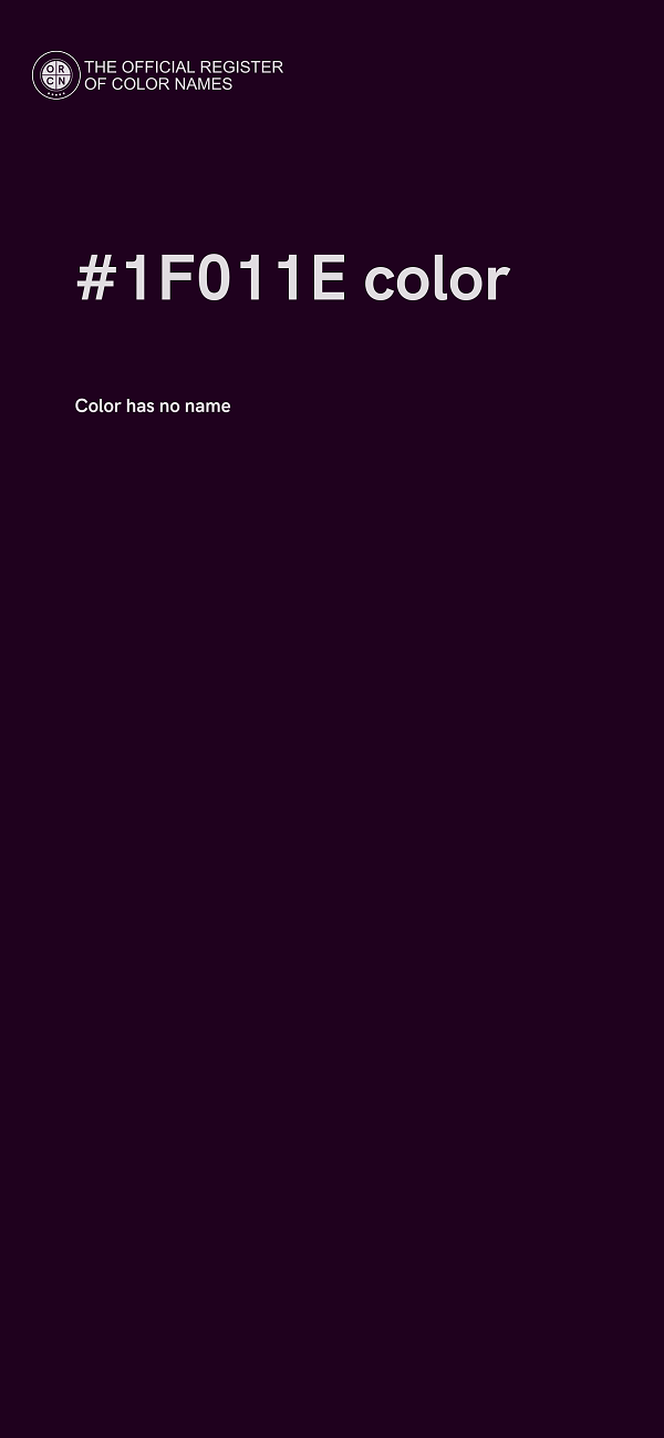#1F011E color image