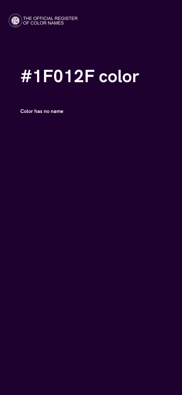 #1F012F color image