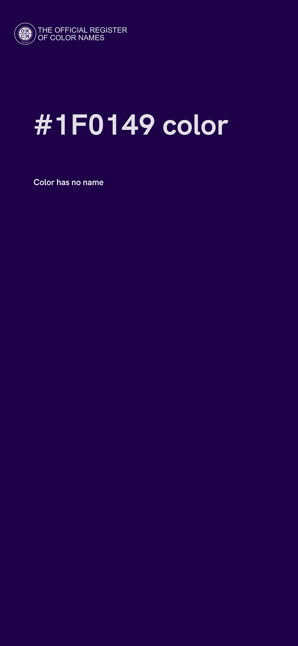 #1F0149 color image