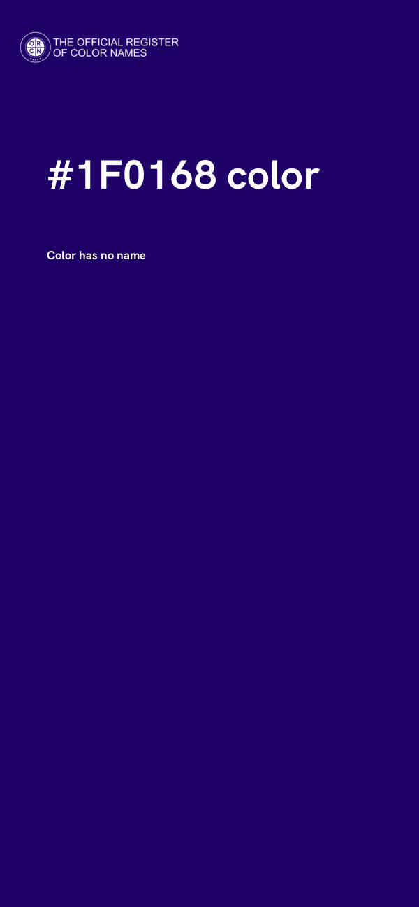 #1F0168 color image