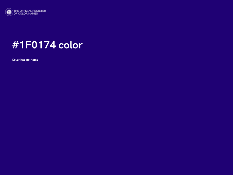 #1F0174 color image