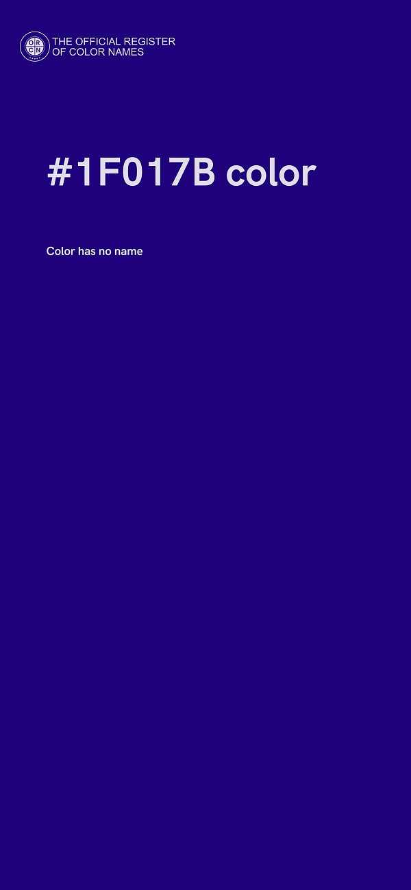 #1F017B color image