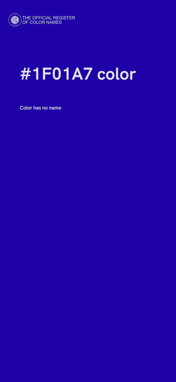 #1F01A7 color image