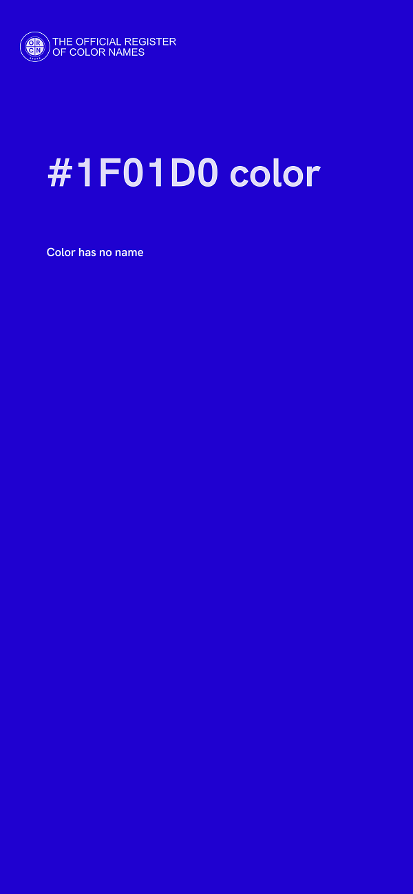 #1F01D0 color image