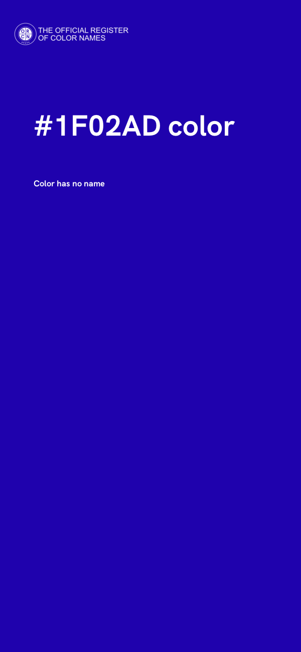 #1F02AD color image