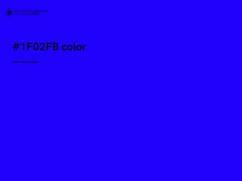 #1F02FB color image