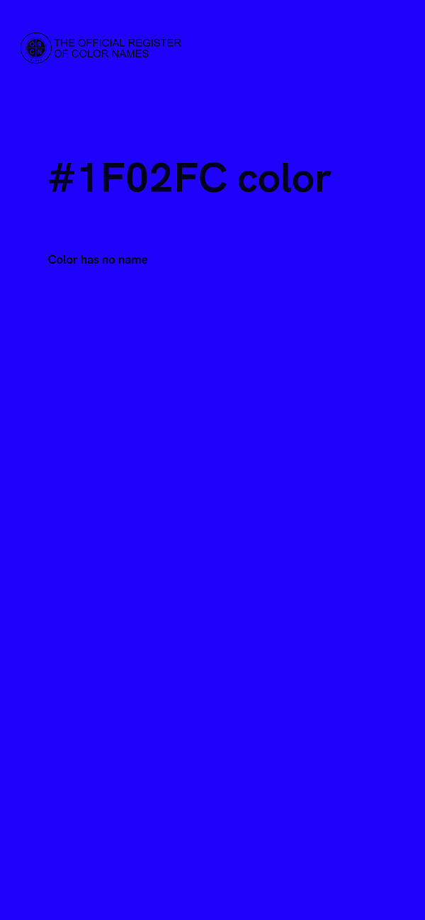 #1F02FC color image