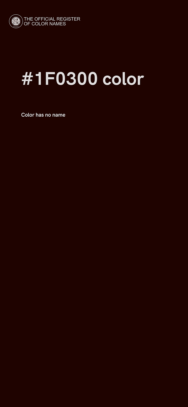 #1F0300 color image