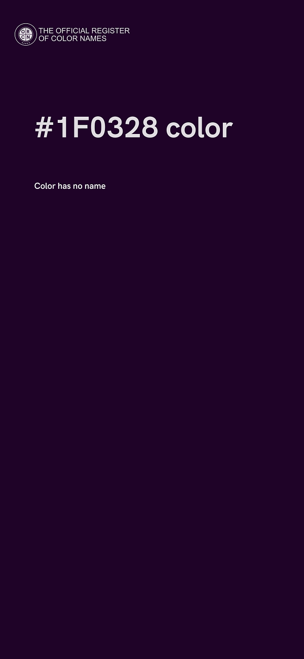 #1F0328 color image