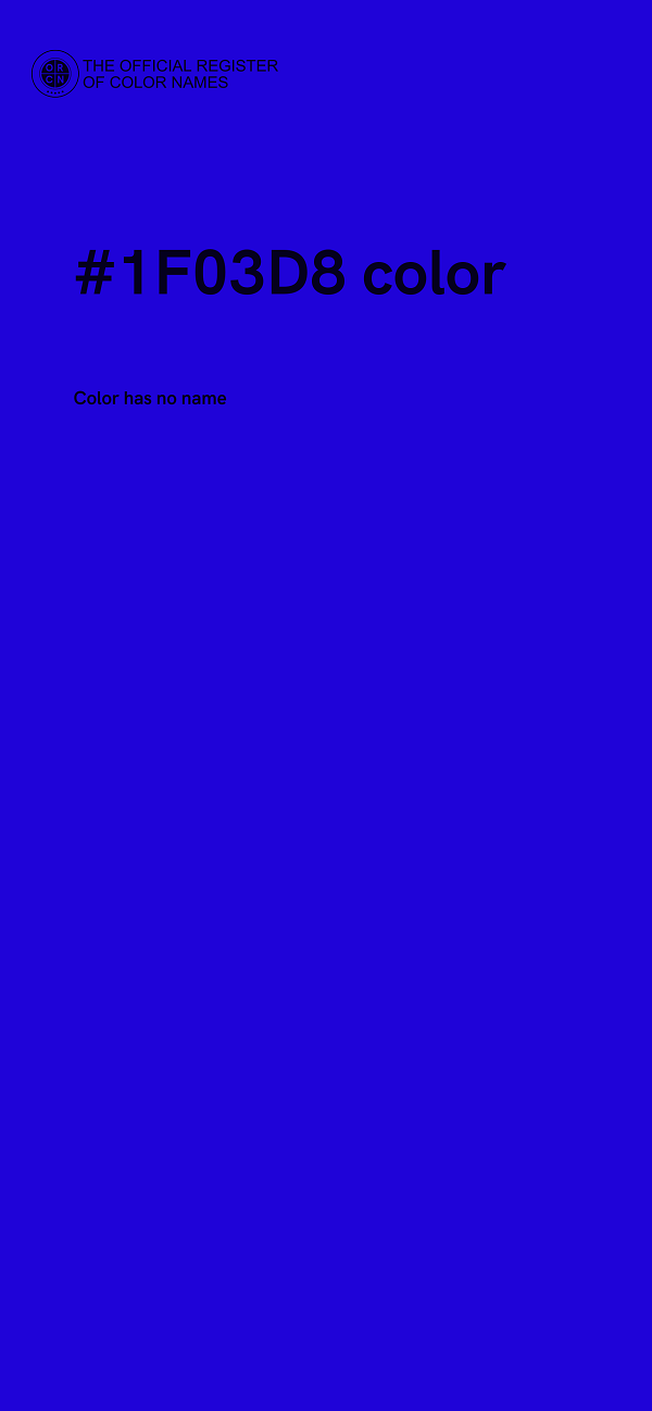 #1F03D8 color image