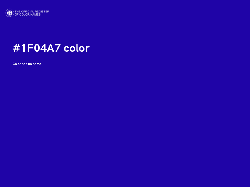 #1F04A7 color image