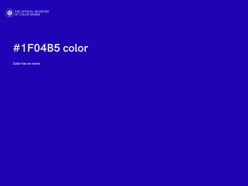 #1F04B5 color image