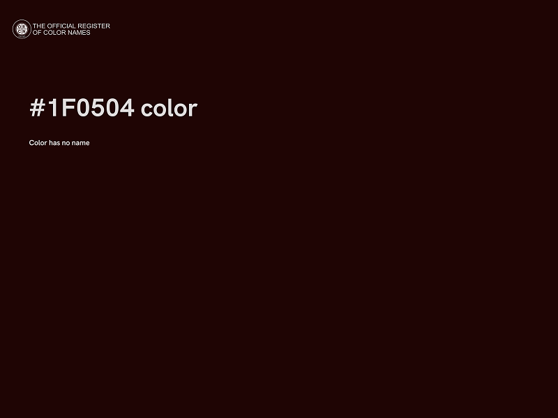 #1F0504 color image