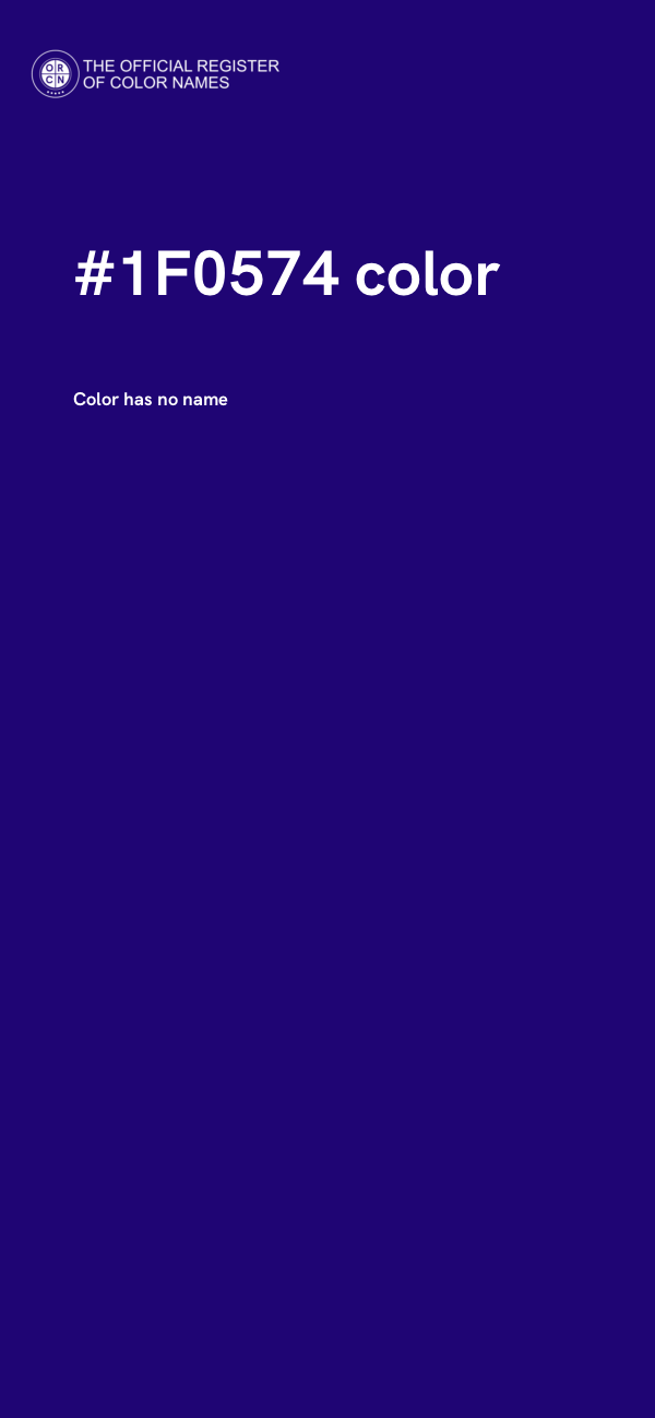 #1F0574 color image