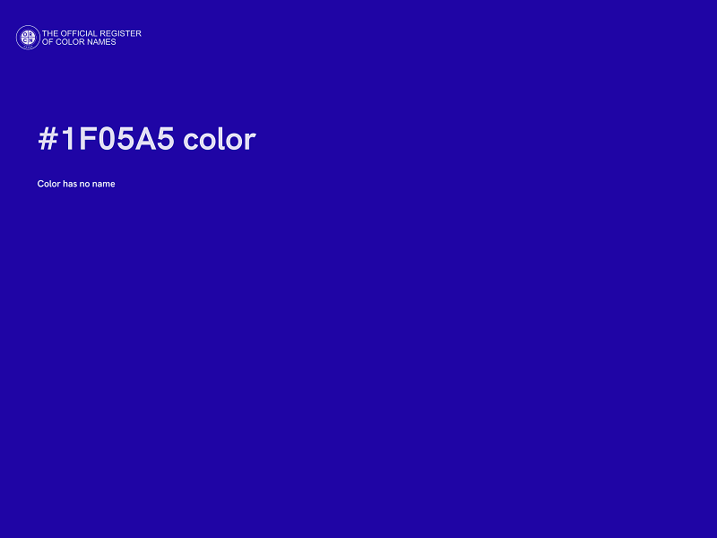 #1F05A5 color image