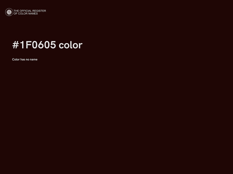 #1F0605 color image