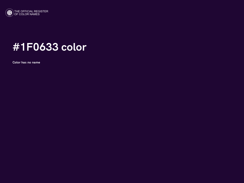 #1F0633 color image