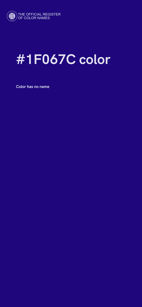 #1F067C color image