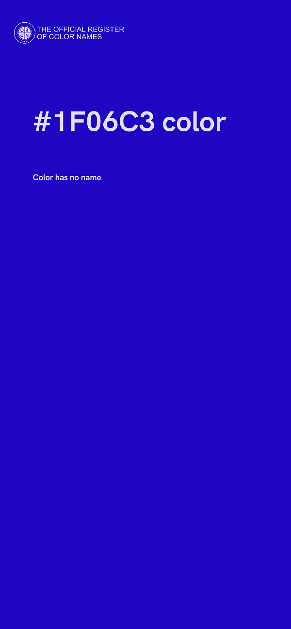 #1F06C3 color image