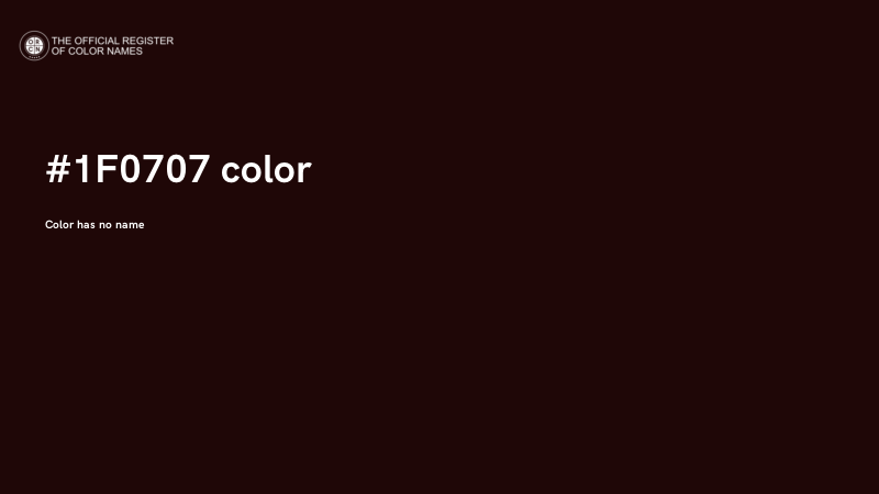 #1F0707 color image