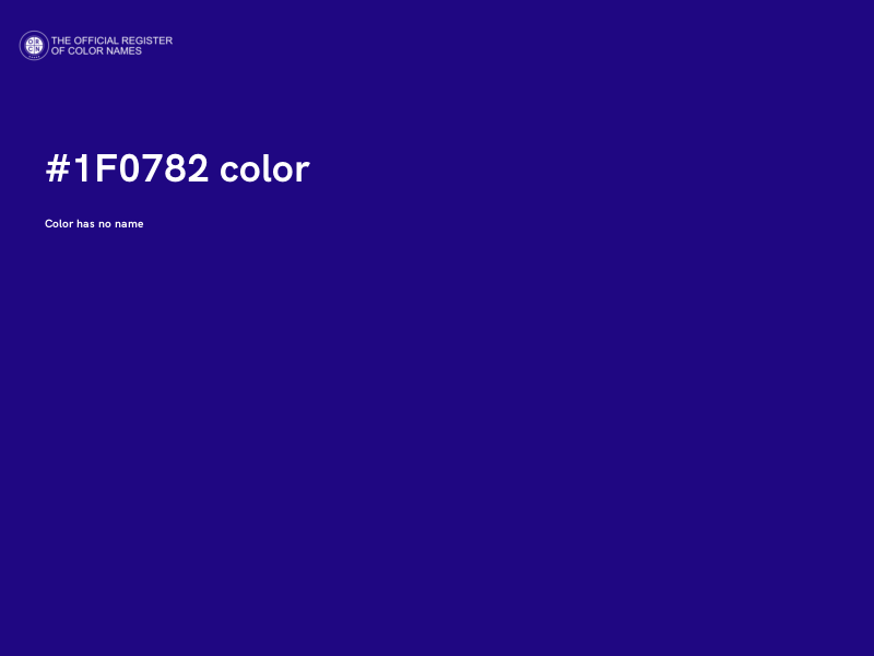 #1F0782 color image