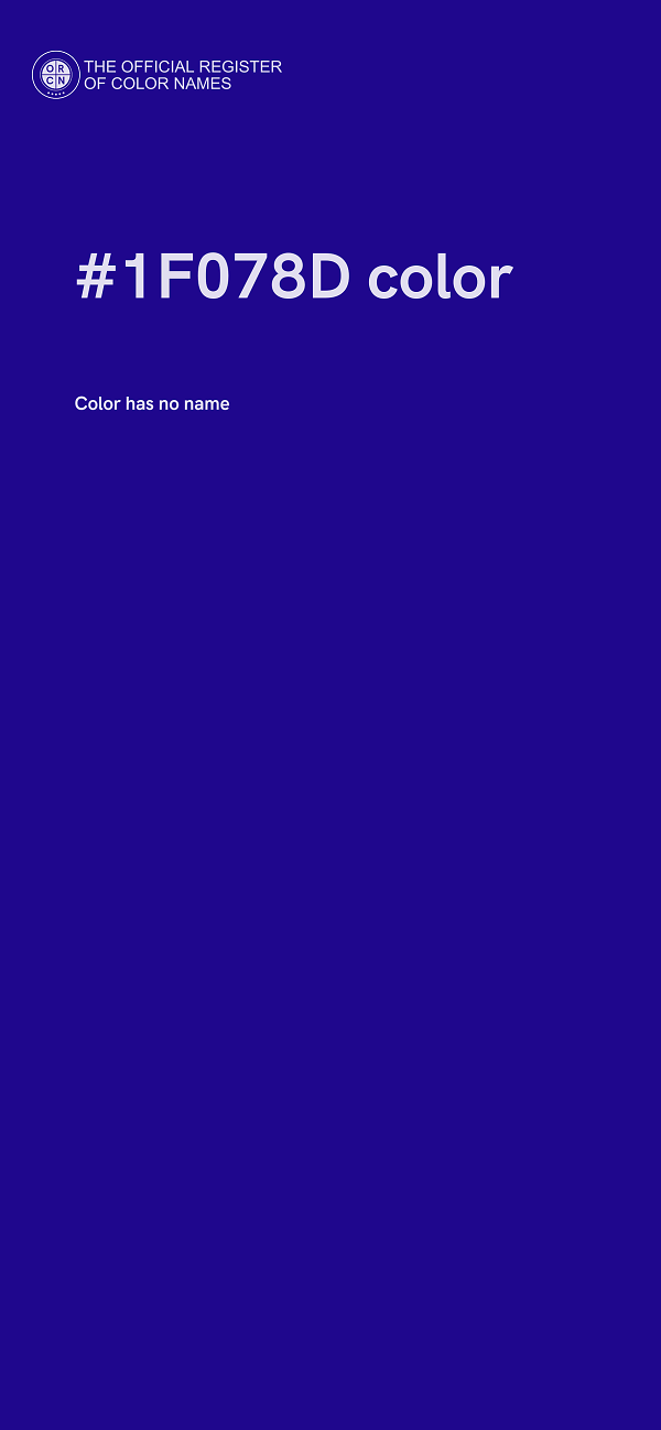#1F078D color image