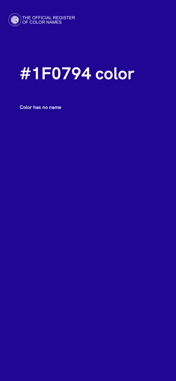 #1F0794 color image