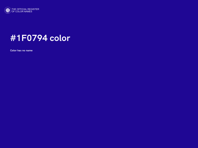 #1F0794 color image