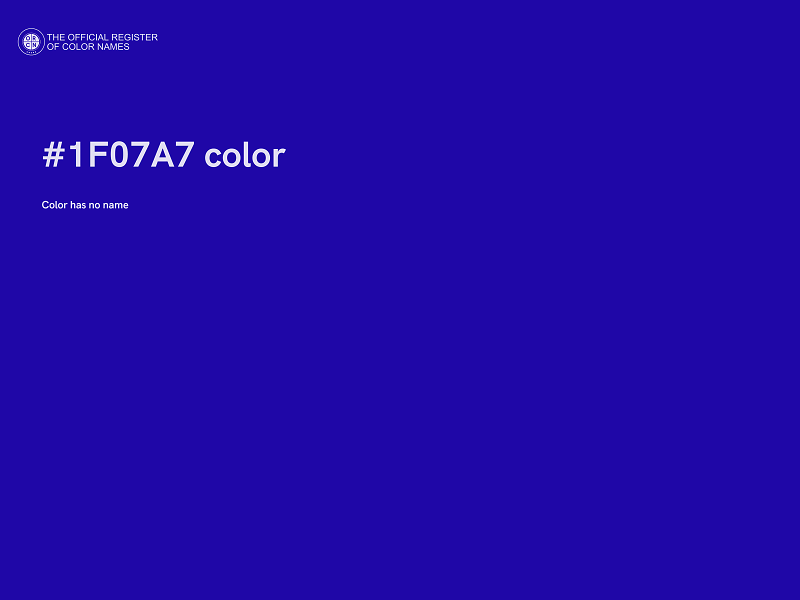 #1F07A7 color image