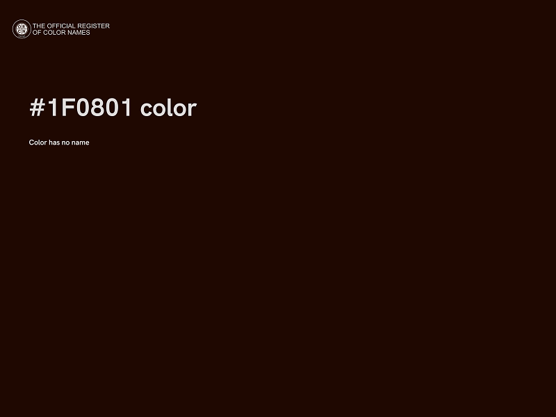 #1F0801 color image