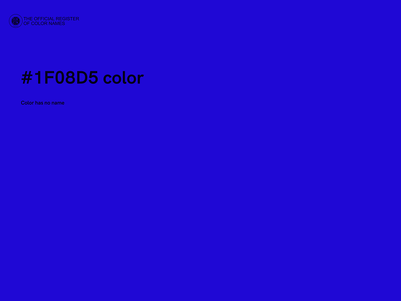 #1F08D5 color image
