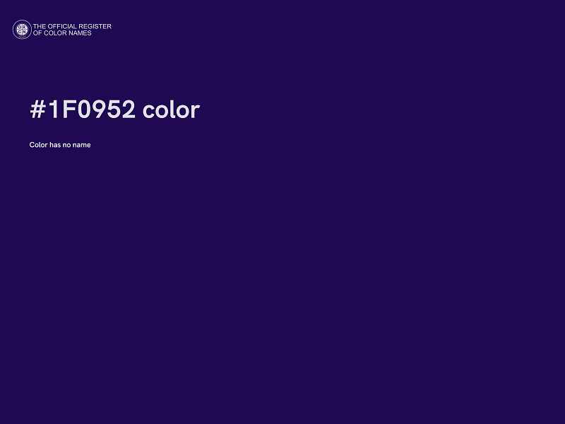 #1F0952 color image