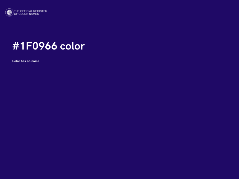 #1F0966 color image