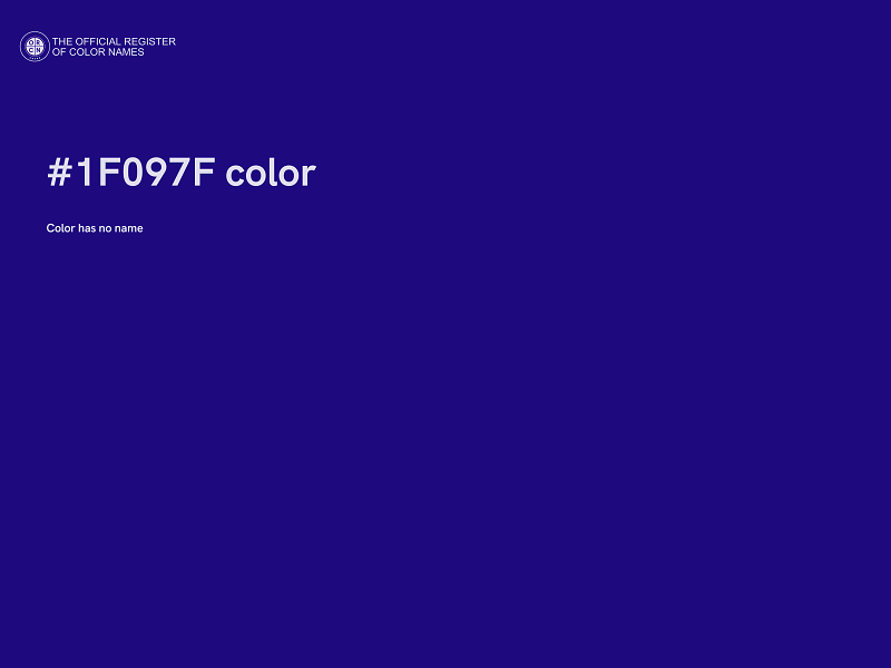 #1F097F color image