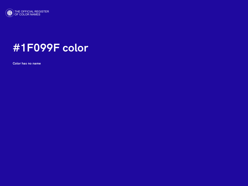 #1F099F color image