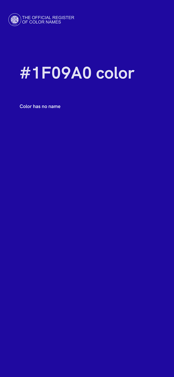 #1F09A0 color image