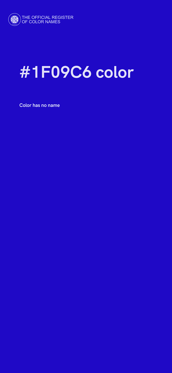 #1F09C6 color image