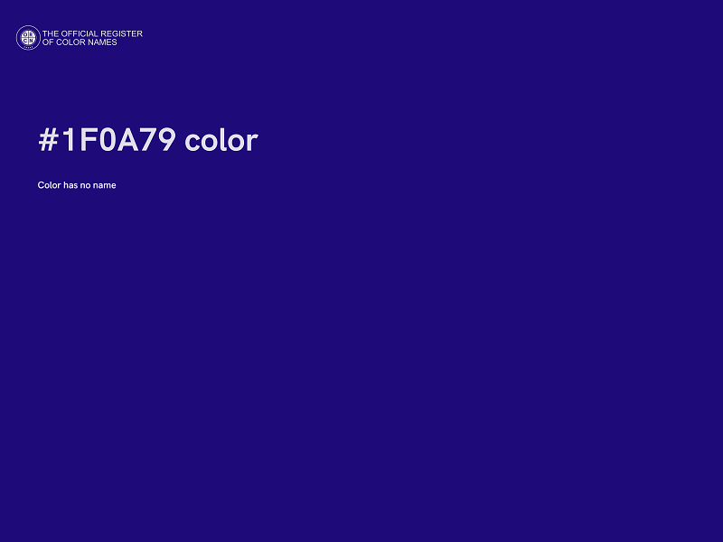 #1F0A79 color image