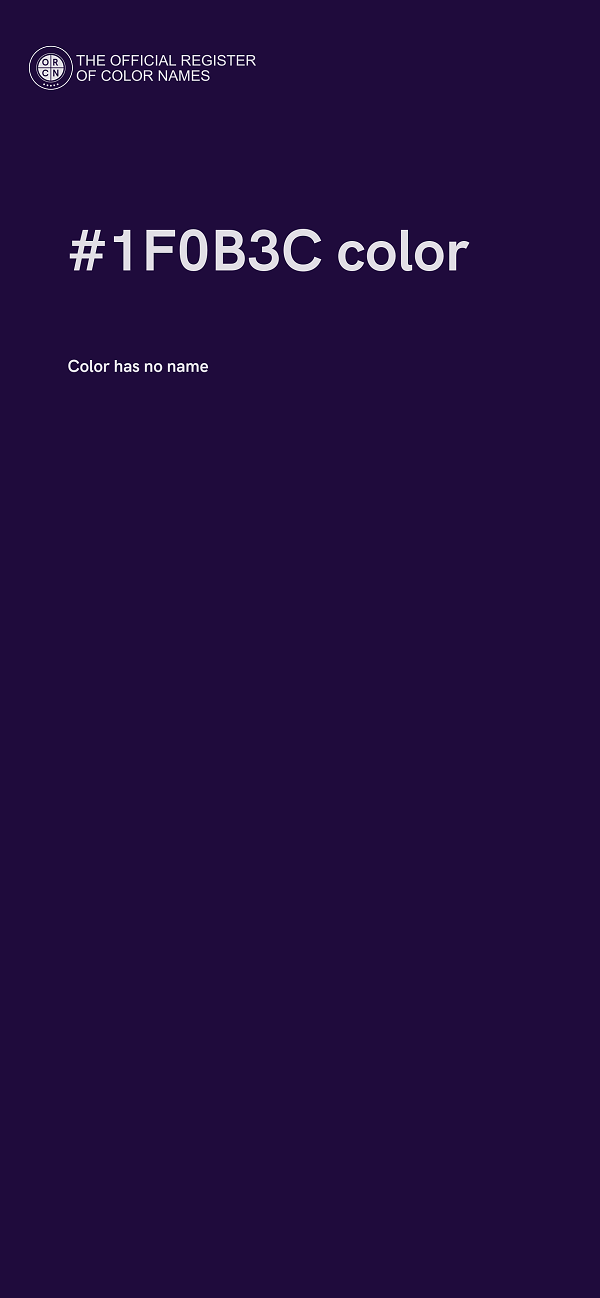 #1F0B3C color image