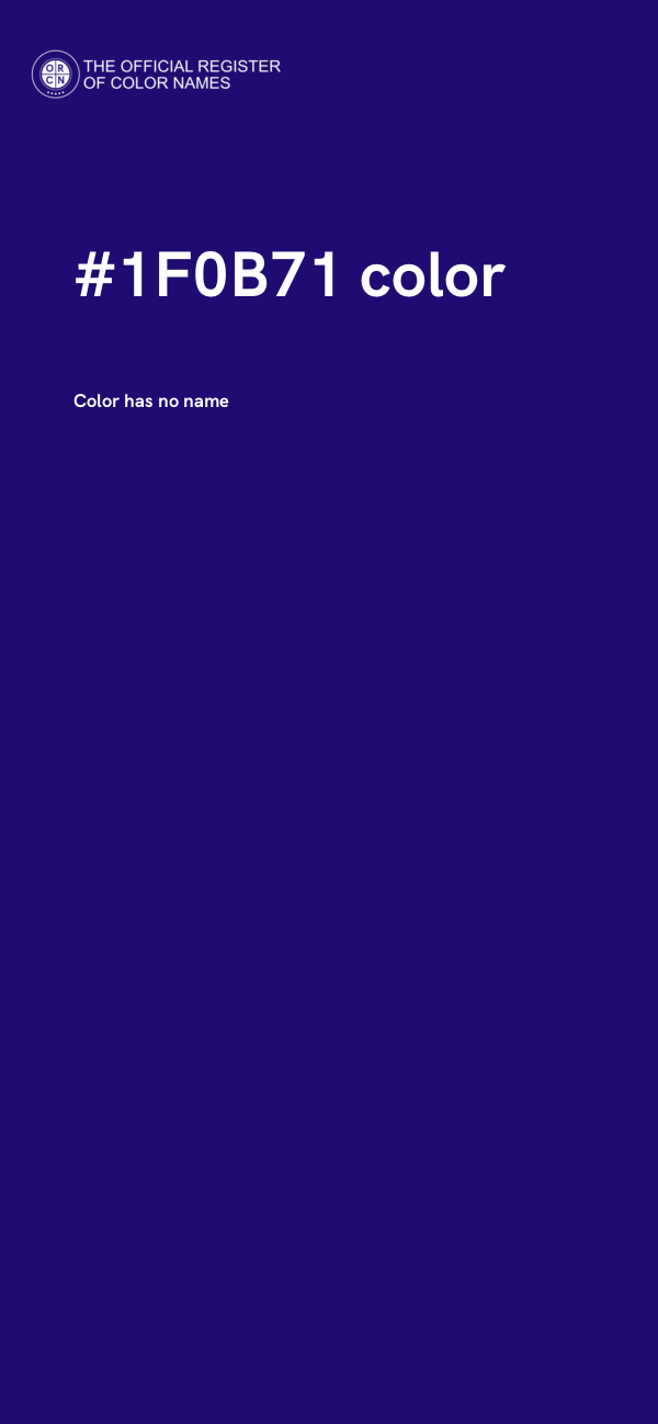 #1F0B71 color image