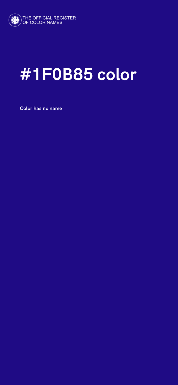 #1F0B85 color image