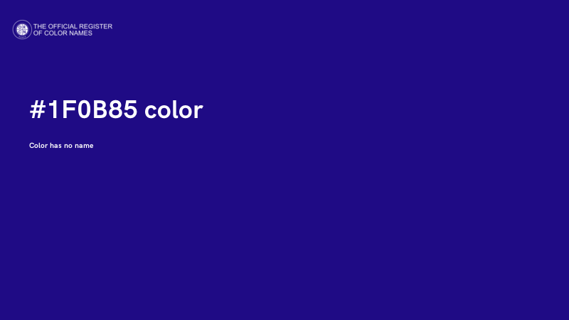 #1F0B85 color image