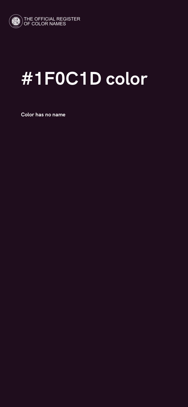 #1F0C1D color image