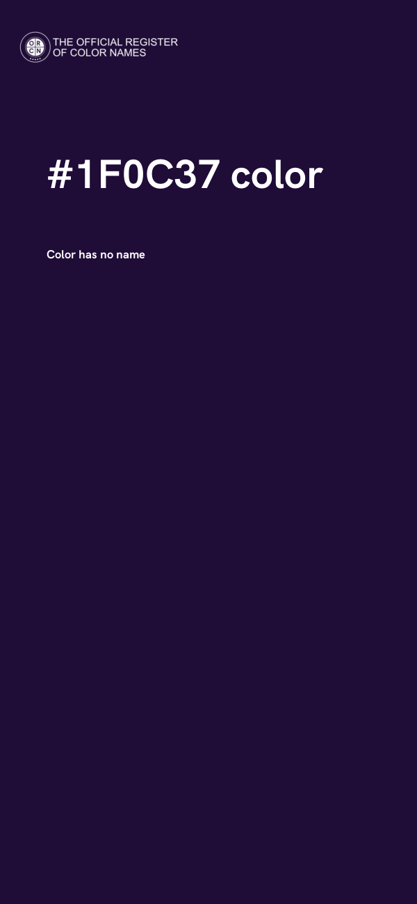 #1F0C37 color image
