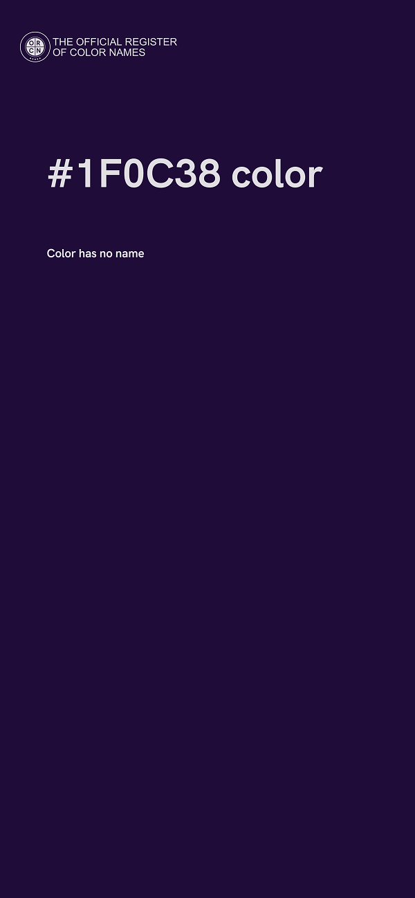 #1F0C38 color image