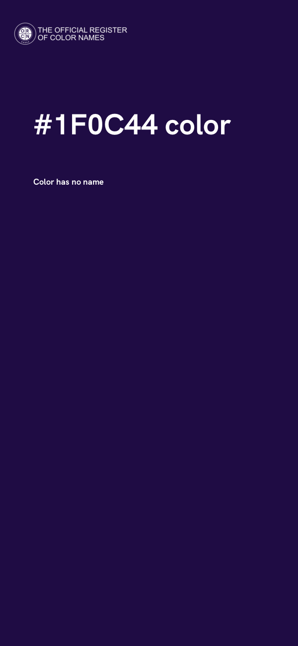 #1F0C44 color image
