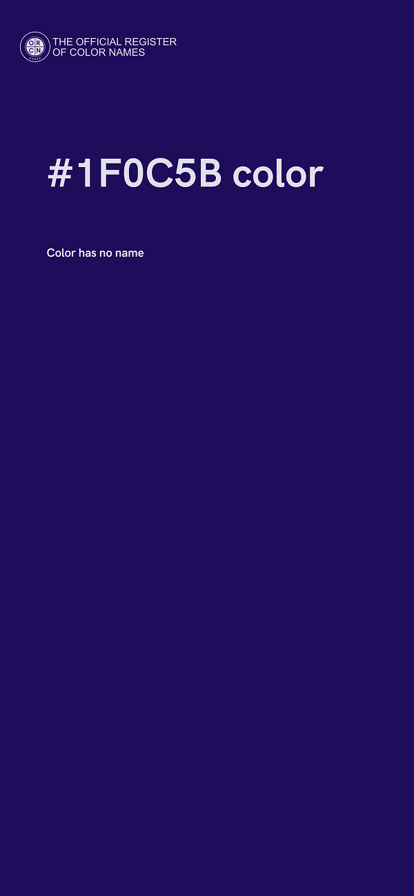 #1F0C5B color image